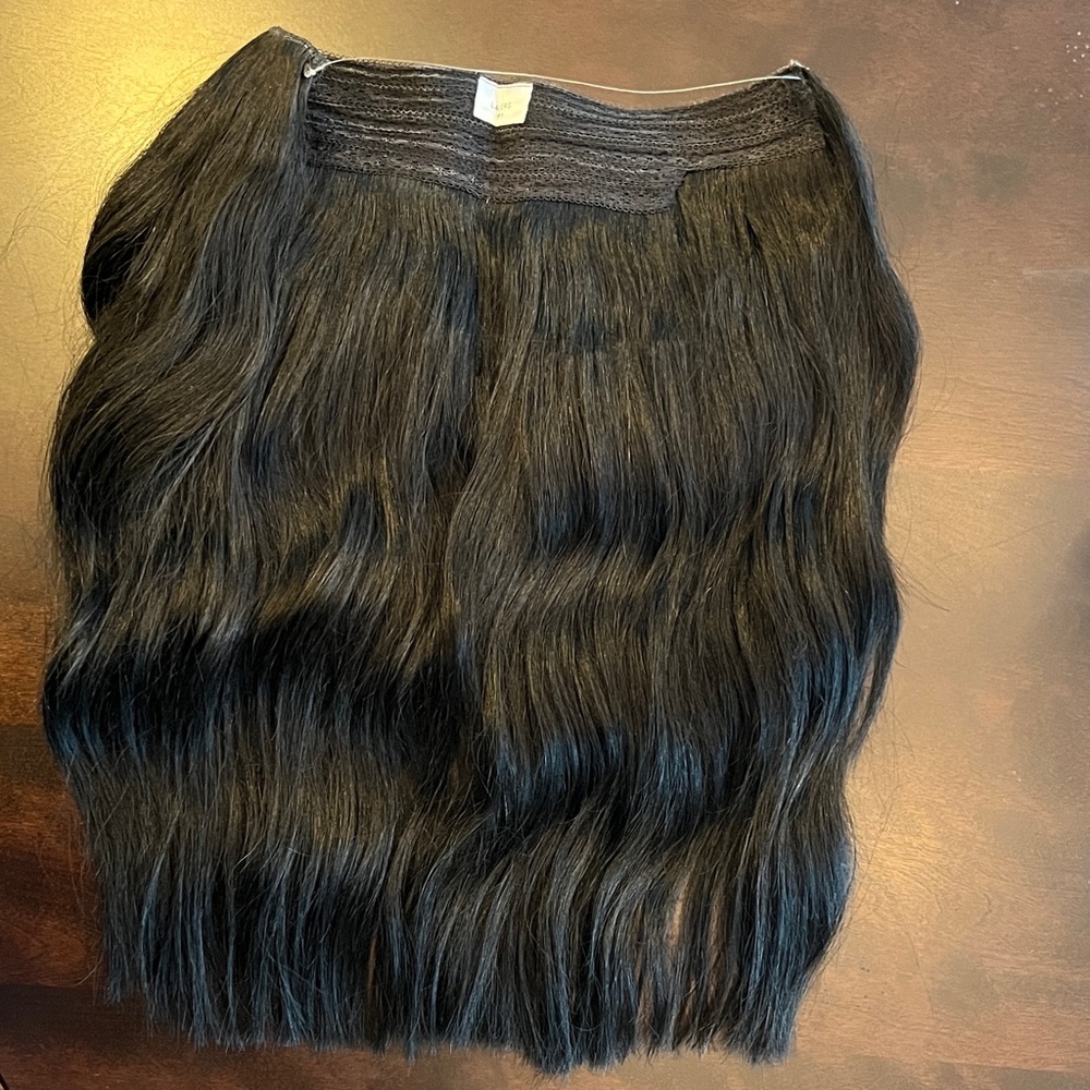 Hidden Crown Layers Halo Hair Extension Jet Black - Picture 5 of 10